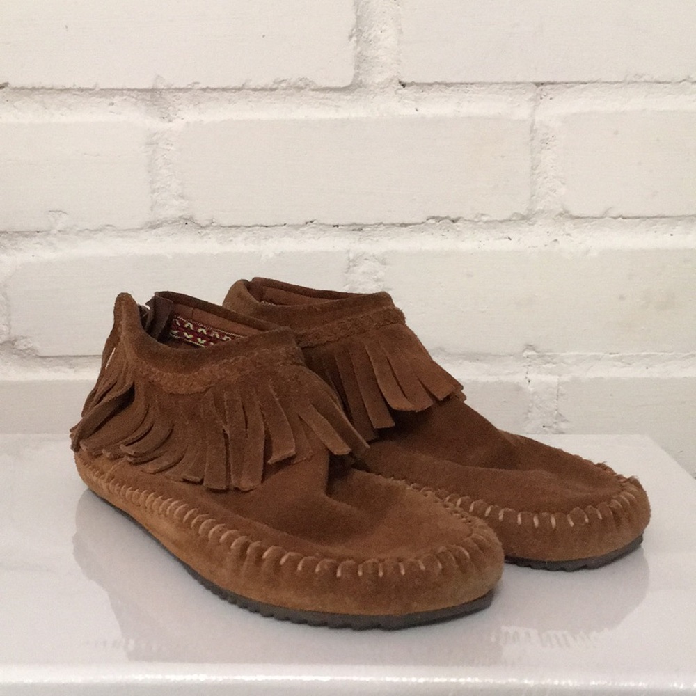 Brown Aldo moccasins